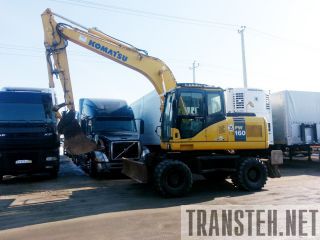   Komatsu PW160,   Komatsu PW160,   -