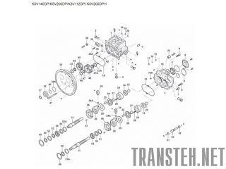    Kawasaki K5V140DP, K5V200DP, K5V200DPH 
